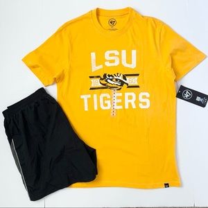 47’ Brand LSU Tigers Short Sleeve Graphic Size Small Football